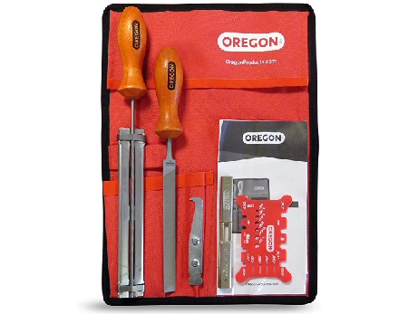 A recommended chainsaw sharpening kit set